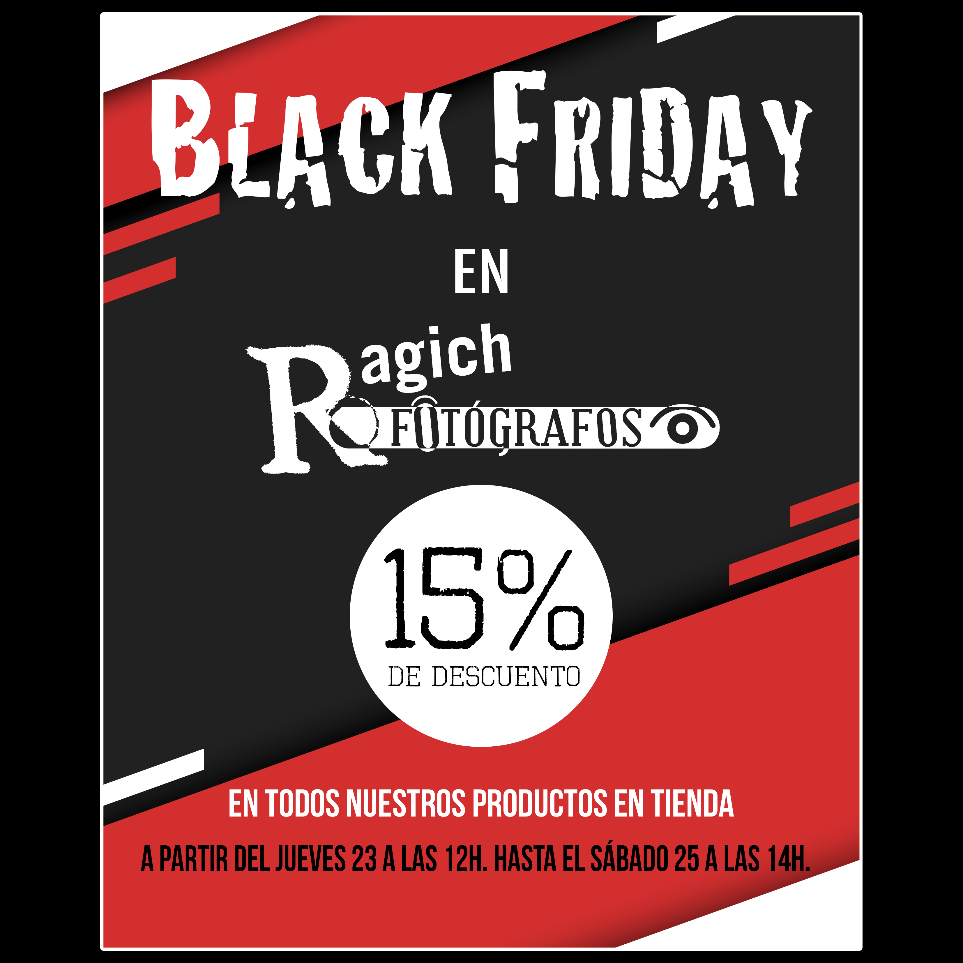 Black Friday en Ragich Fotógrafos de Cáceres